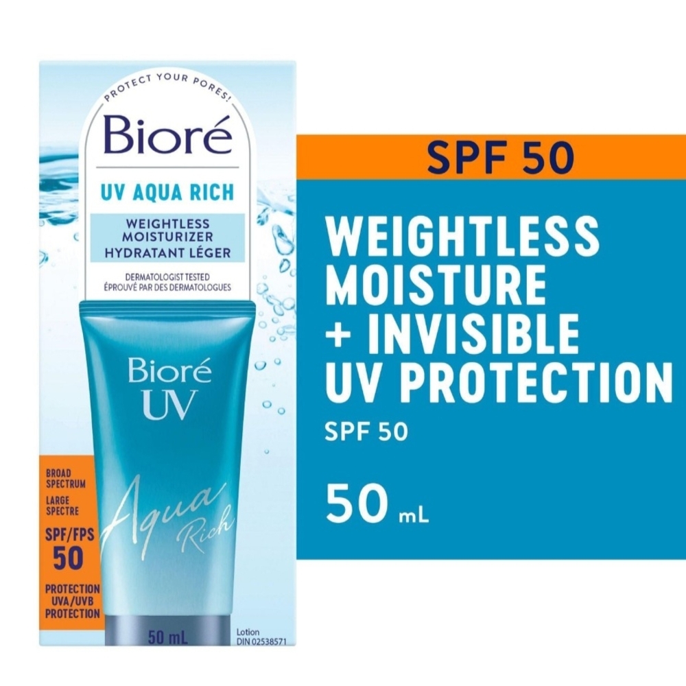 Biore UV Aqua Rich Weightless Moisturizer - Blue